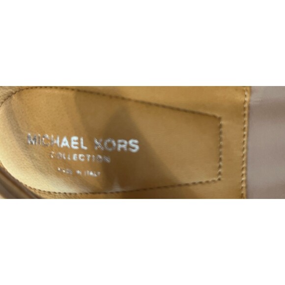 Michael Kors Collection | Shoes | Michael Kors Collection  MICHAEL KORS COLLECTION GABRIELLE RUNWAY NEW Leather Knot Heels Brown US 7.5